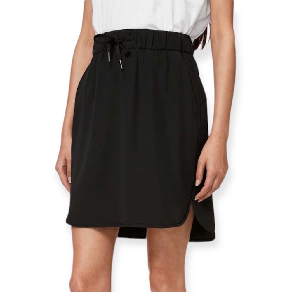 Lululemon On The Fly Skirt *Woven in Black Size 6 - Picture 2 of 8